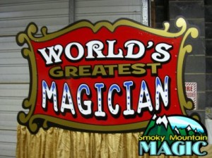 Magician Stand - Signage